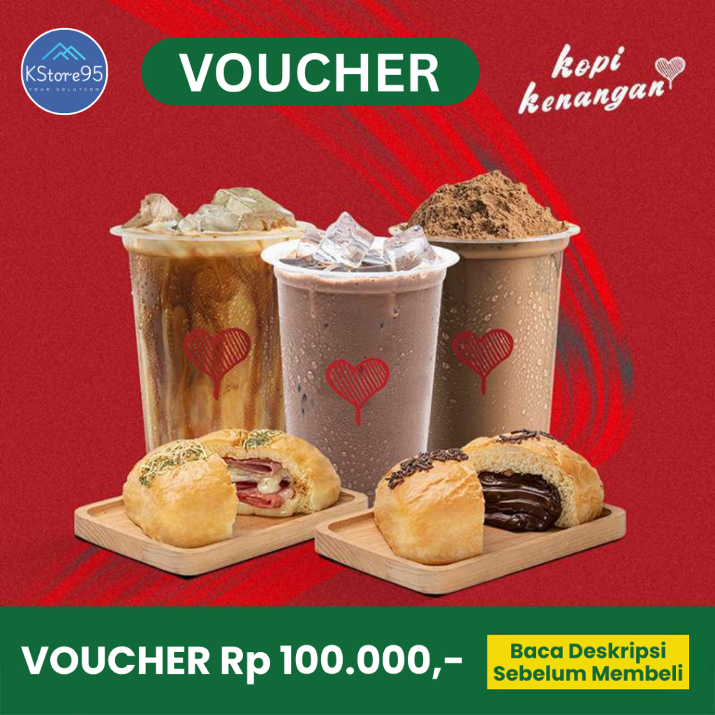 Kopi Kenangan Voucher Digital 100K Termurah - Voucher Digital / e-Voucher