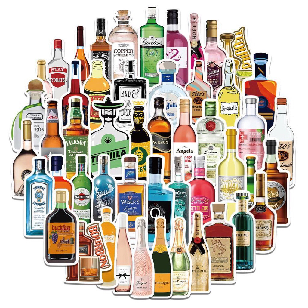 

STICKER ISI 50 PCS Vinyl Anti Air - Beverages Sticker Deco Pack - Sticker Dekorasi - Sticker Lucu - Sticker Unik - Sticker Jepang