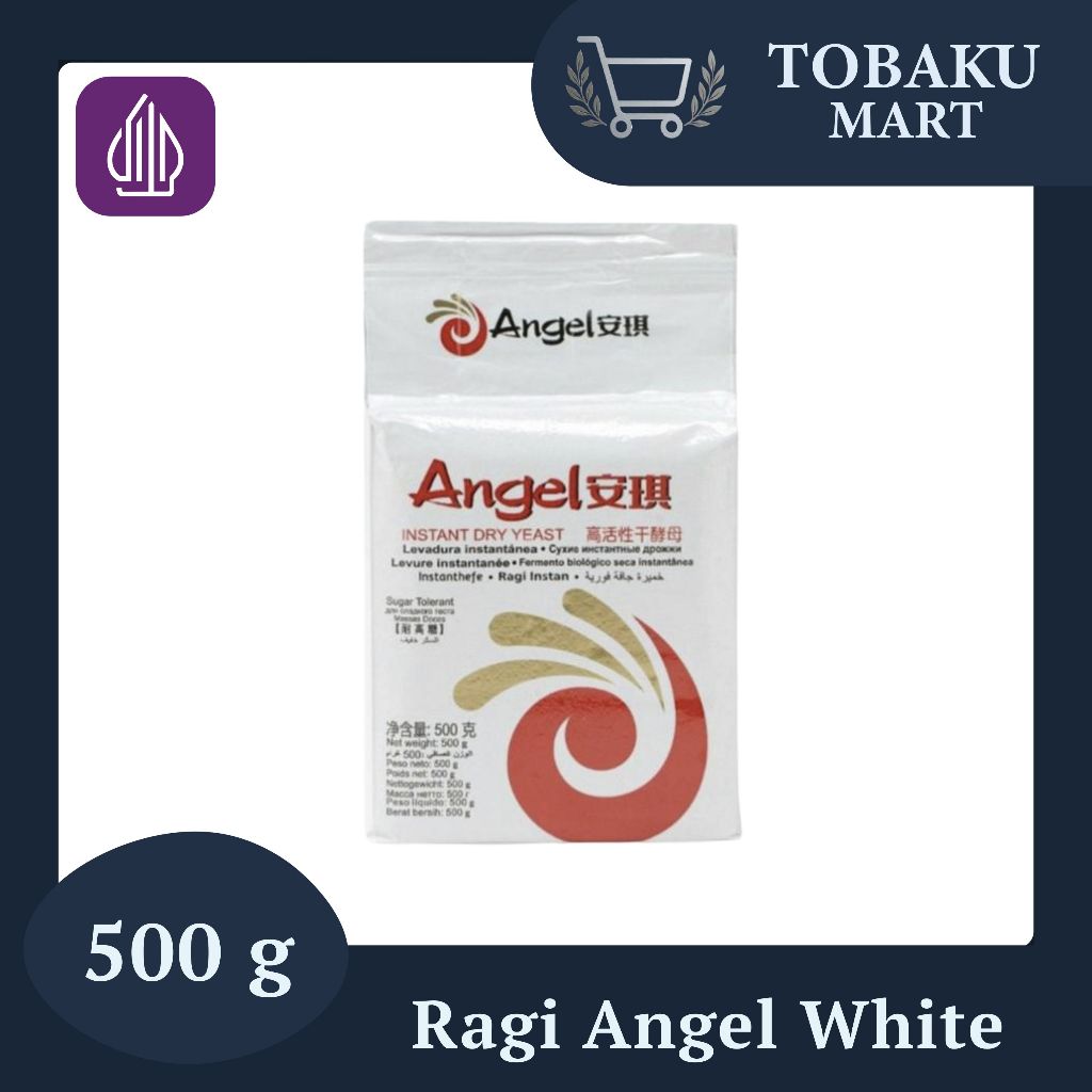 

RAGI ANGEL WHITE 500GR / RAGI INSTAN PREMIUM UNTUK ROTI, DONAT, DAN PIZZA / BAHAN PENGEMBANG ROTI DAN KUE PRAKTIS