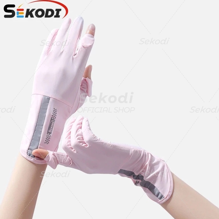 KODE O33A Sekodi Kaos Tangan Motor Wanita Sarung Tangan Montor