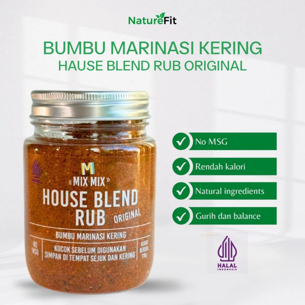 

Mixmix Bumbu Marinasi Serbaguna No MSG Rendah Lemak Rendah Kalori 110 Gram