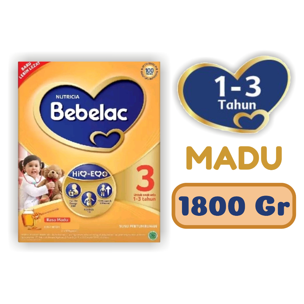 

bebelove 1 2 Bebelac 3 4 Vanila/ Madu BOX 1800 Gram