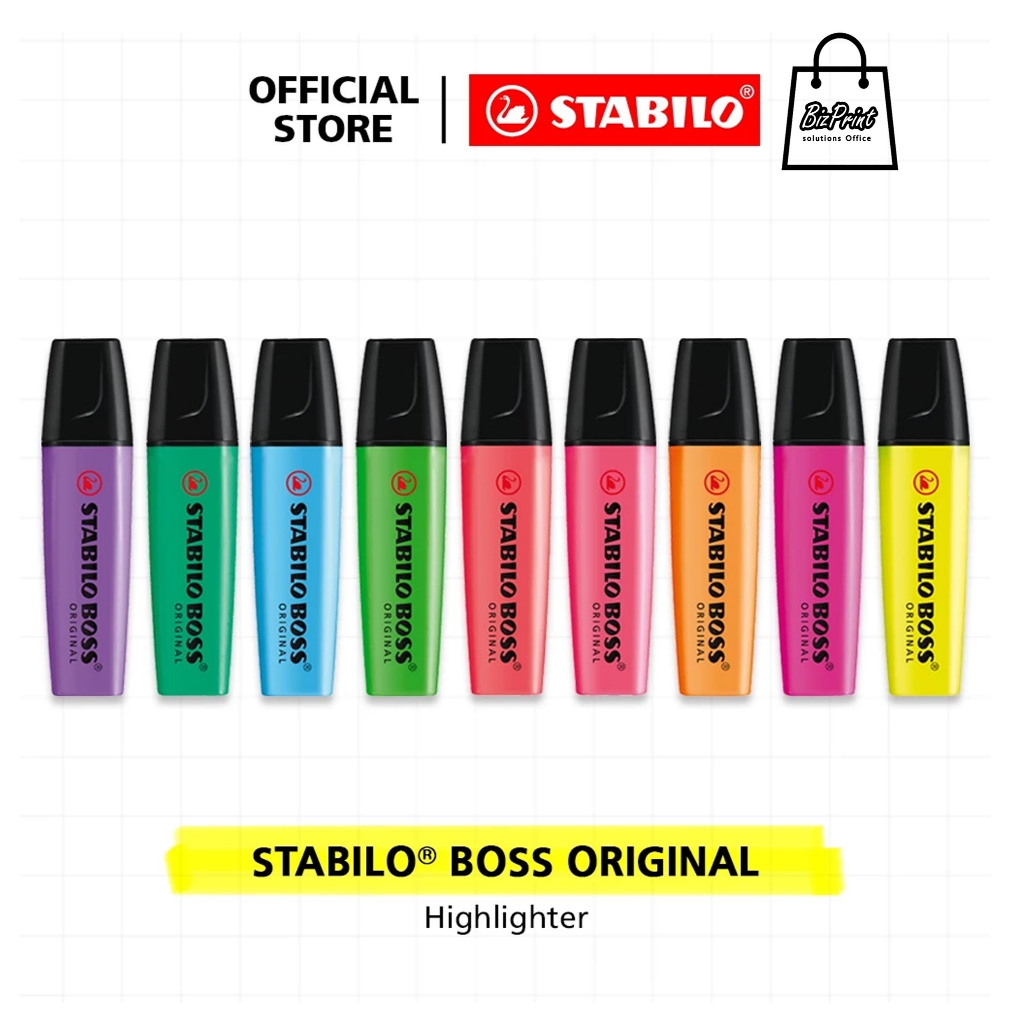 

STABILO BOSS ORIGINAL / Mix Colors / Highlighter 100% ORIGINAL STABILO BOS