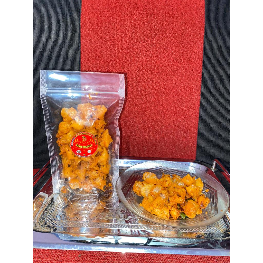 

Pangsit siomay kering beli 3 gratis 1 kemasan 65g bumbu melimpah pedas daun jeruk