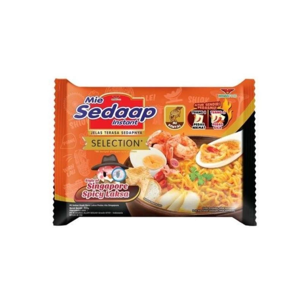 

Mie sedaap Singapore spicy laksa bundling 5pcs
