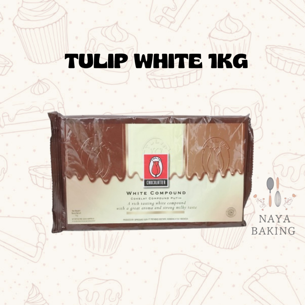 

TULIP COKLAT COMPOUND 1KG/ TULIP COKLAT BATANG 1KG/ DARK, MILK, WHITE KEMASAN 1KG