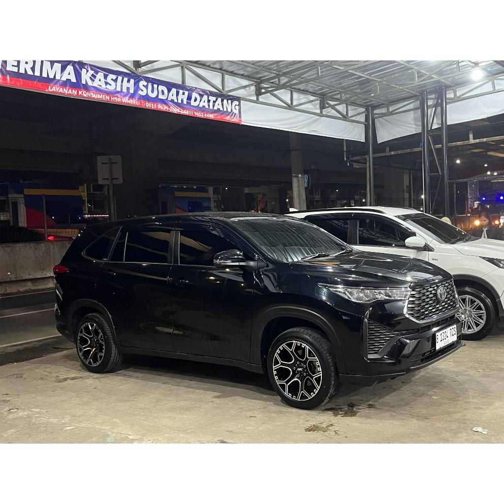 paket velg plus ban accelera 225 50 r18 untuk mobil inova use velg hsr oksibi ring 18