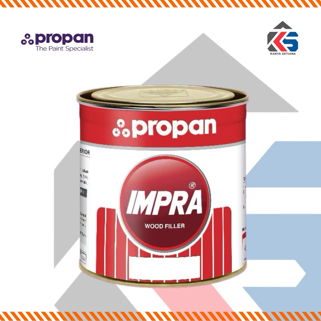 PROPAN IMPRA WOOD FILLER 1KG - WF -115 JATI / PROPAN IMPRA CAT DASAR JATI