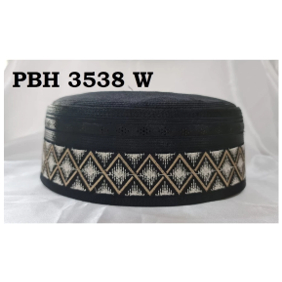 SUDEMALA - Songkok Sudemala / Songkok Haji Hitam PBH 3538 W / Kopyah / Peci