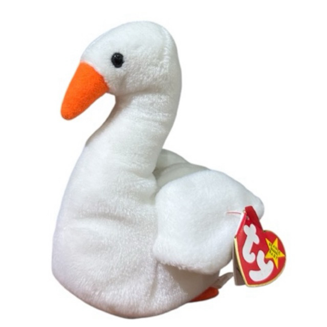 Ty Retired Beanie Baby in 1996 Gracie the Swan | Boneka Beanie