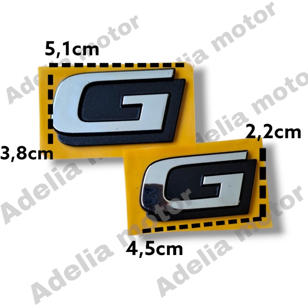Emblem G Vios emblem tulisan bagasi belakang G logo lambang bagasi G Vios original