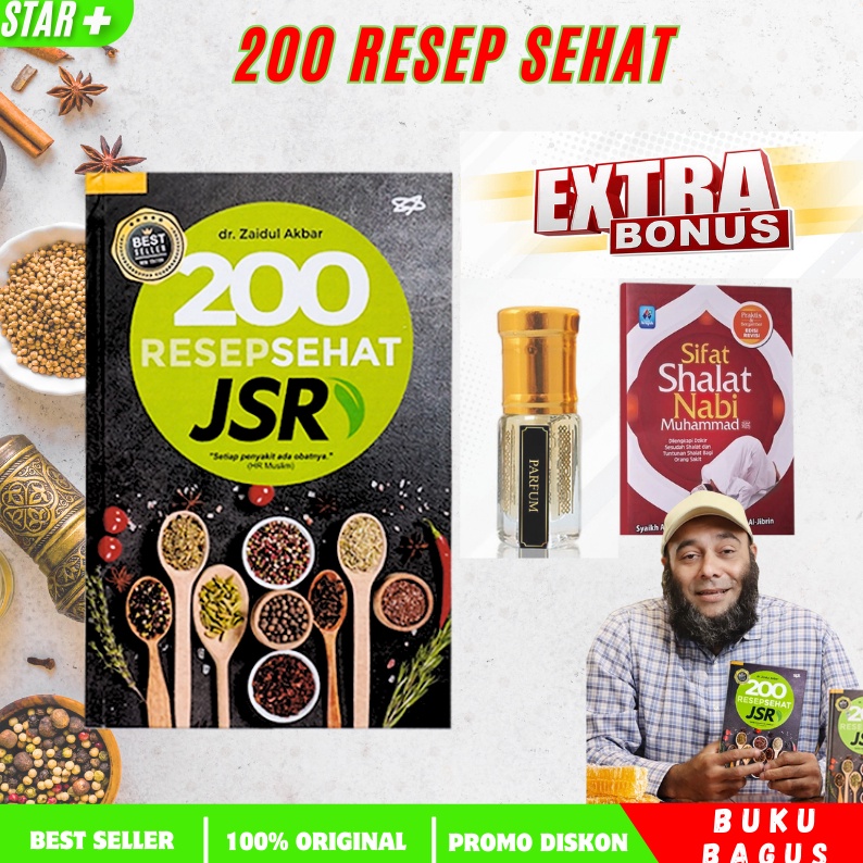 KODE R48S Original Full Color 2 Resep Sehat JSR Dr Zaidul Akbar Bonus Parfume dan Sifat Shalat Nabi