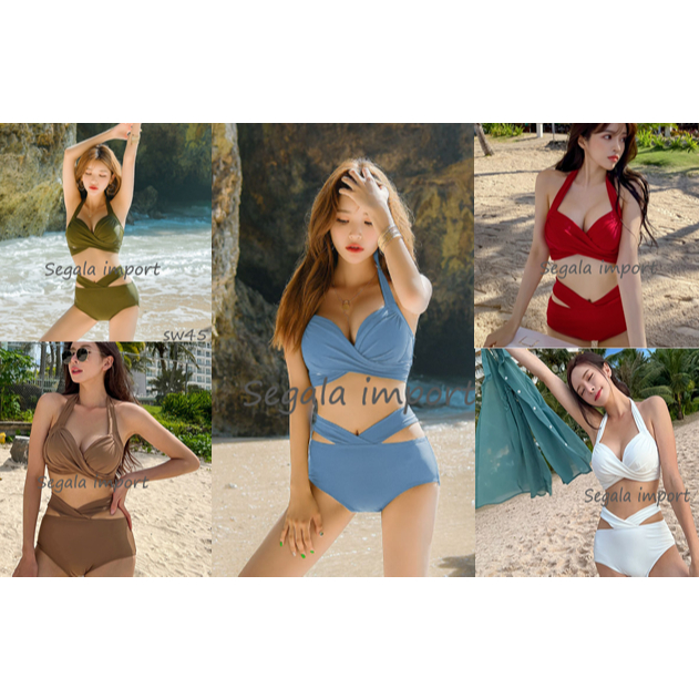 Swimsuit import wanita / baju renang wanita / bikini / baju pantai wanita super sexy cool / swimwear