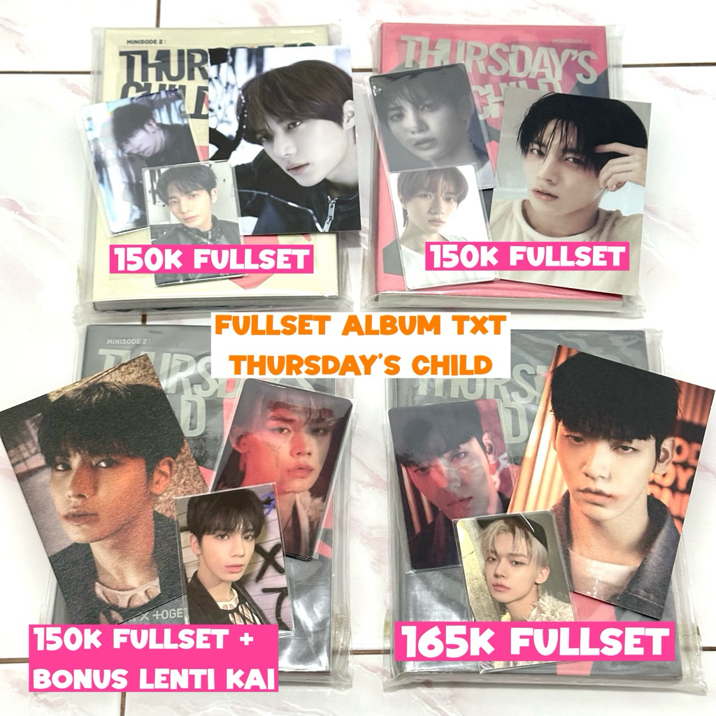 [unsealed] OFFICIAL TXT ALBUM THURSDAY’s CHILD HATE MESS END YEONJUN SOOBIN BEOMGYU TAEHYUN HUENINGK