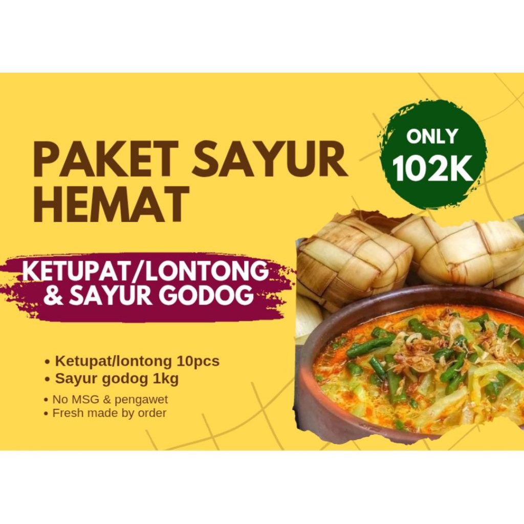

PAKET HEMAT SAYUR DAN KETUPAT
