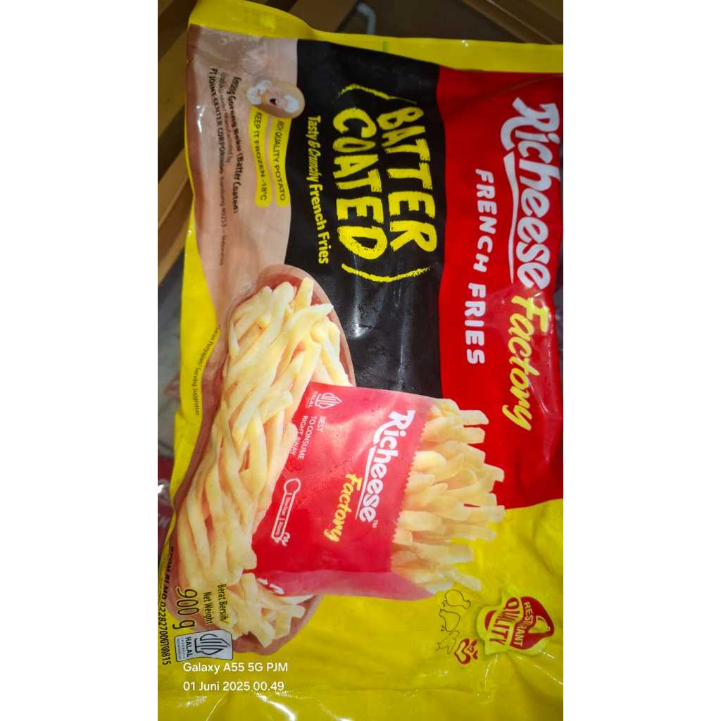 

KENTANG RHECEESE FRENCH FRIES 900GR