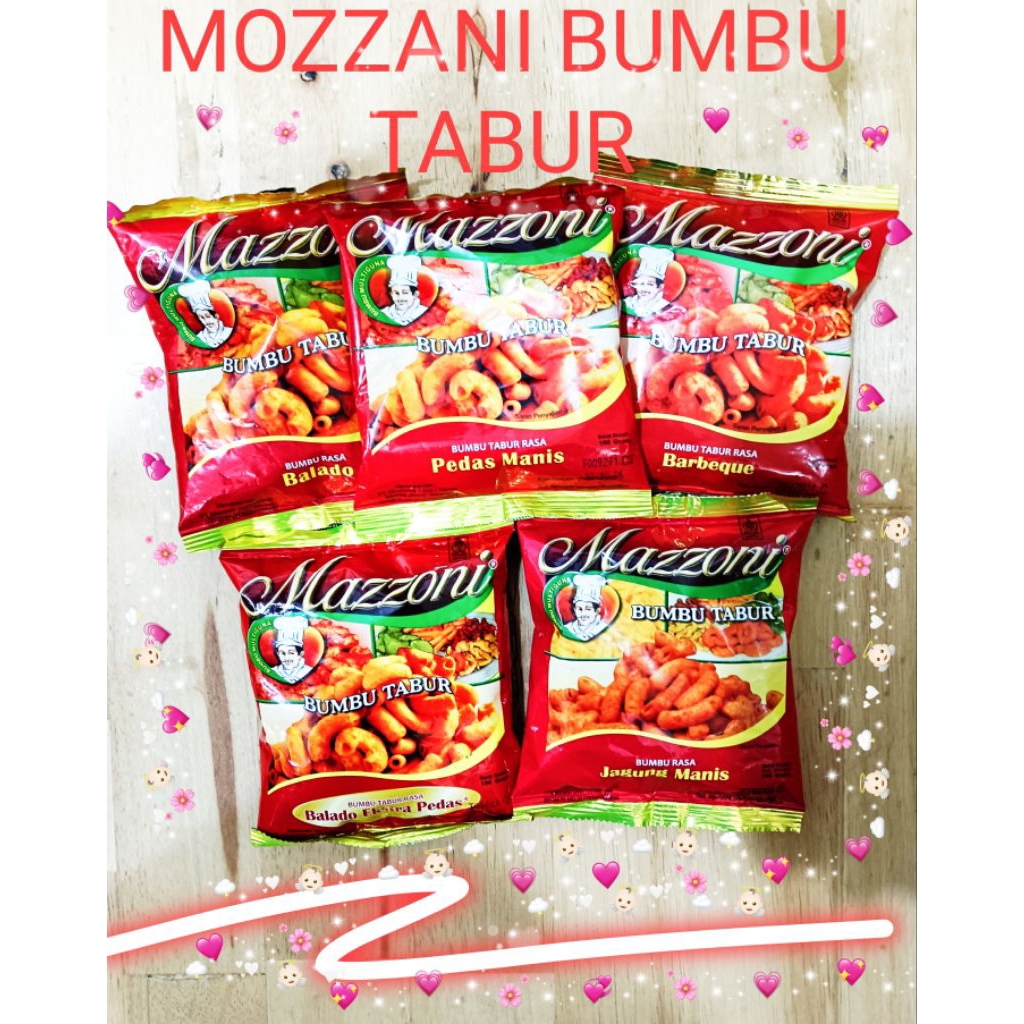 

MAZZONI BUMBU TABUR BBQ /EXTRA PEDAS/BALDO 100gr