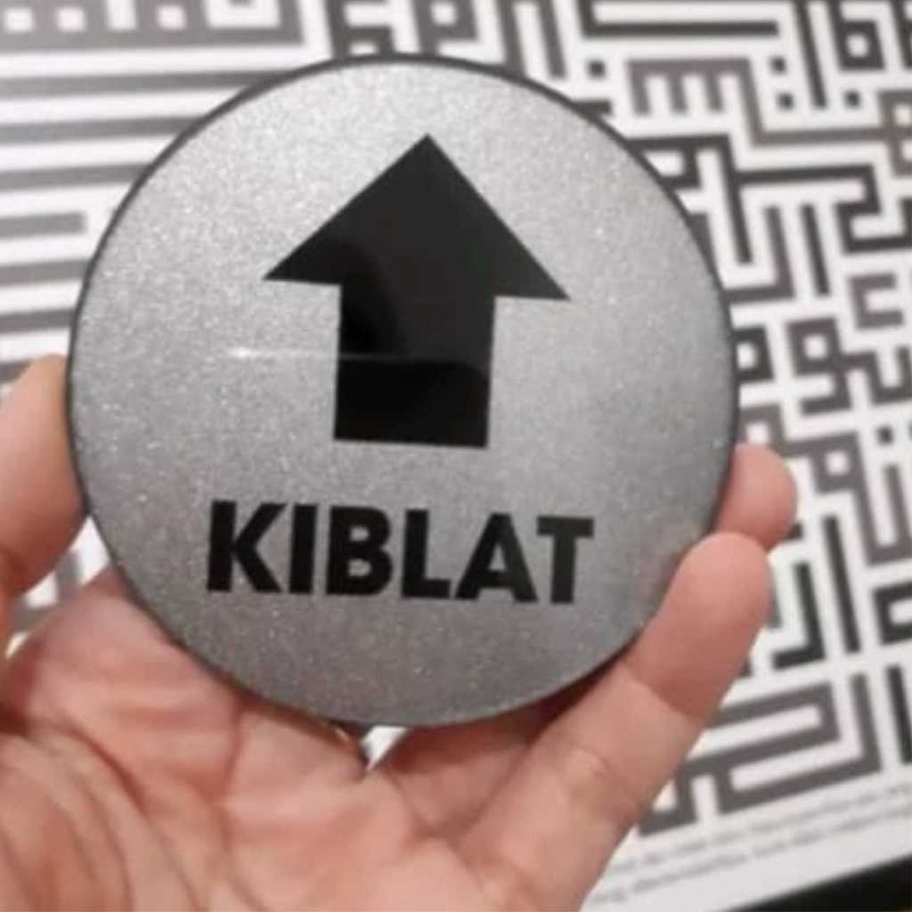 

Sign Boar Akilik Hiasan Petunjuk Arah Kiblat Sholat Bulat Penanda / Petunjuk Arah Kiblat Akrilik