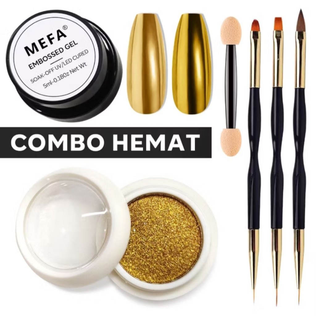 EMBOSSED GEL GLUE 5ml Nail Foil Glue UV Nail Glue, Nail Charm Glue