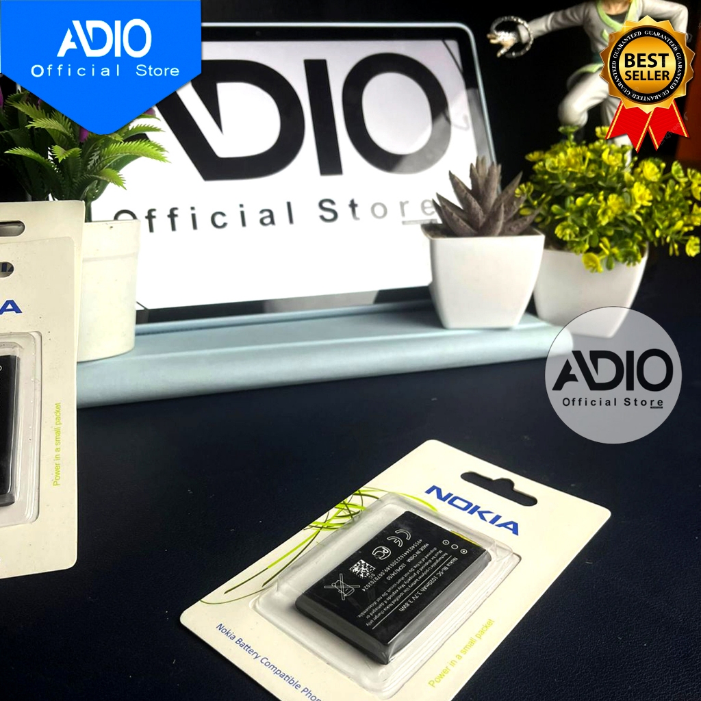 Baterai Nokia BL-5C Original Garansi – Untuk Nokia 1100 1110 1200 1280 1600 1650 dan lainnya
