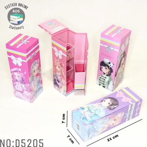 

BOS Kotak Pensil Karton BerdiriT Pensil OrganizerPencil Case