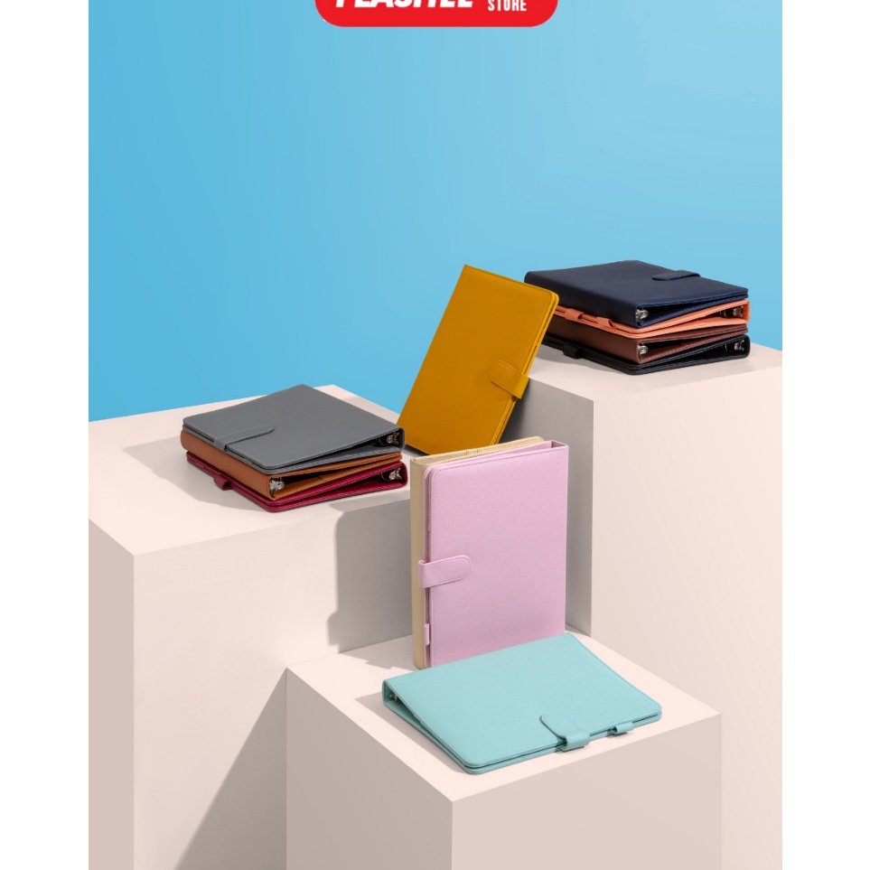 

KODE S66Z Flashee Binder Polos Eksklusif B5 26 Ring Agenda B5 Polos 26 Ring Levi Binder Organizer B5 Termurah