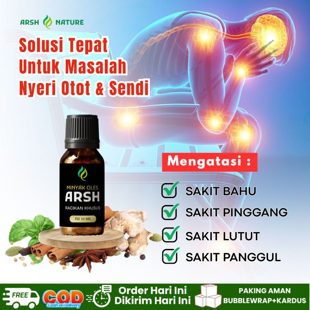 Minyak Oles Herbal Untuk Sakit Bahu Nyeri Otot Sakit Pinggang Sakit Lutut Sakit Panggul