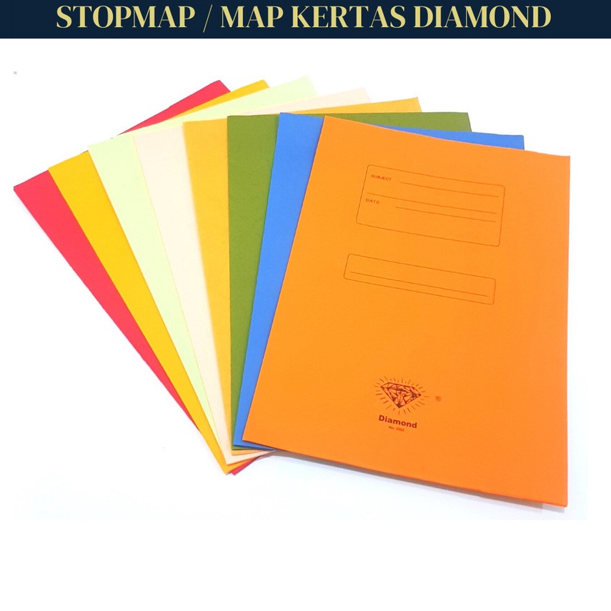 

KODE G56B Stopmap Map Kertas Tebal Folio Merk Diamond Harga Per 1bh
