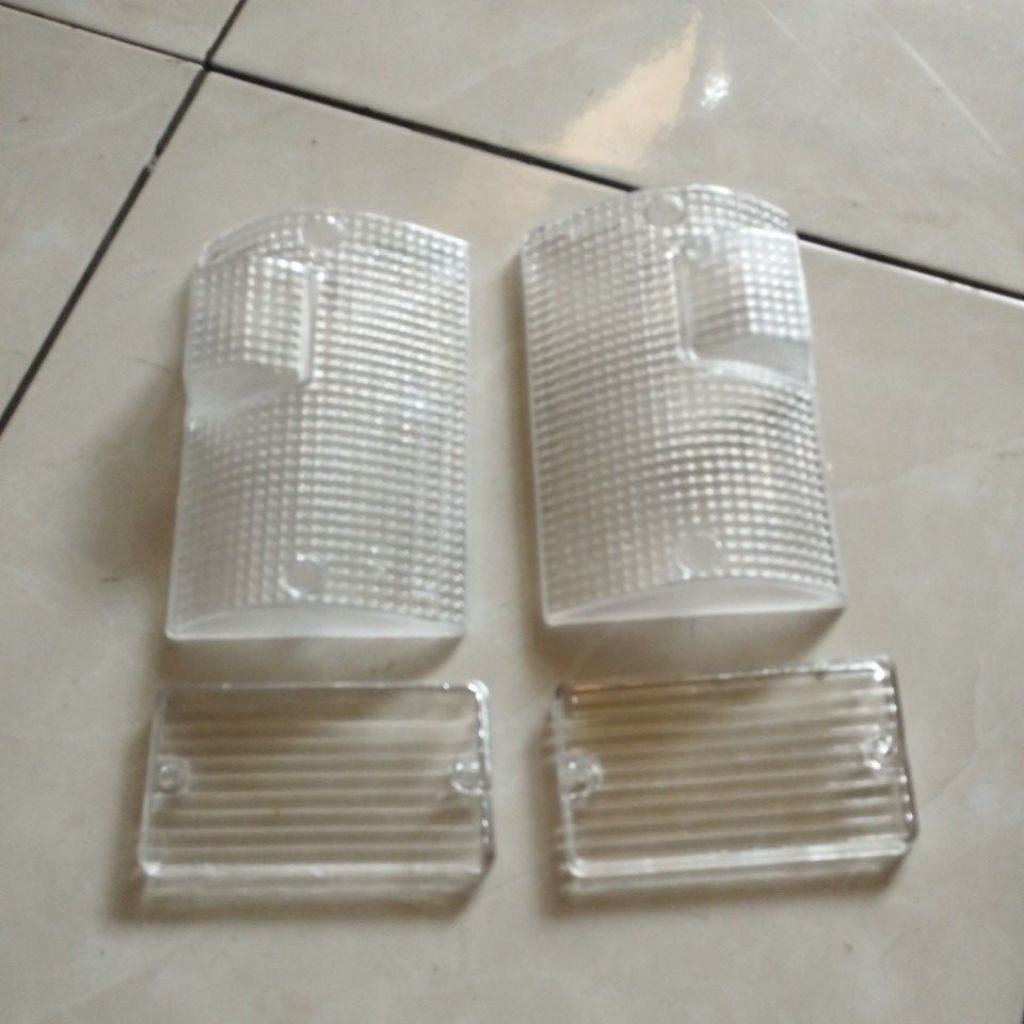 1Set Lampu Sen L300 Dan 1Set Mika Bemper L300 Putih kristal