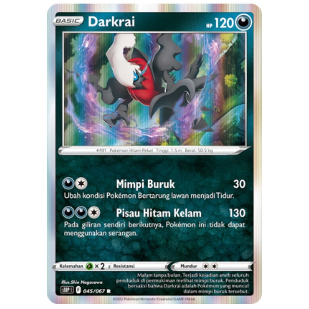 TCG Pokemon Indonesia Ori Darkrai