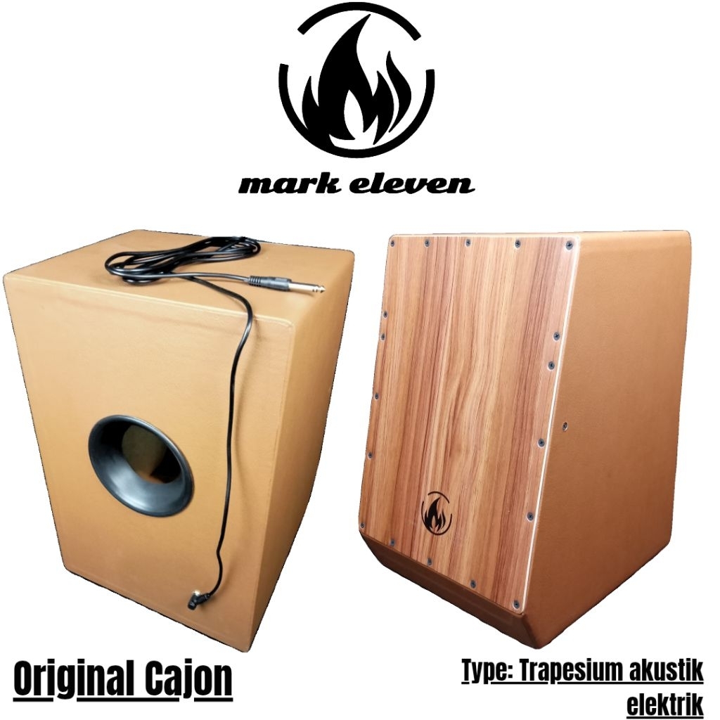 Cajon Trapesium Akustik Elektrik Kajon Elektrik/ Drum Box Akustik Electric