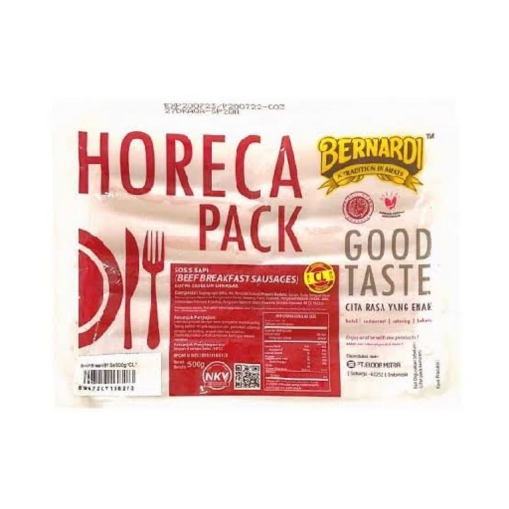 

Sosis Horeca pack merah 1 kg