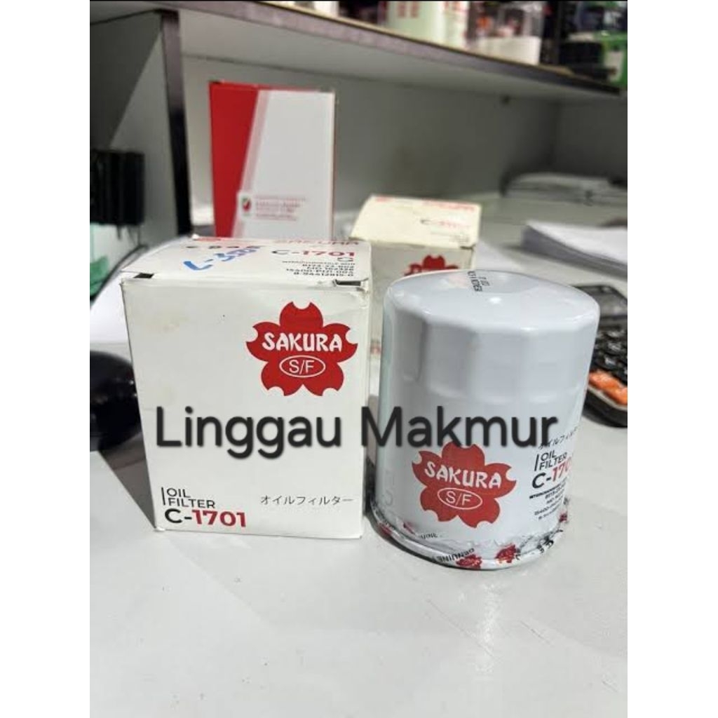 Filter Oli Oil Filter Honda Accord 2.0 86 Up Jazz C-1701 C1701 Sakura