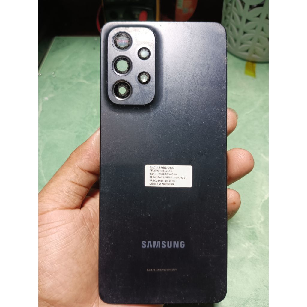 BACKDOOR/CASING BELAKANG SAMSUNG A33 5G +KACA LENSA KAMERA ORI COPOTAN
