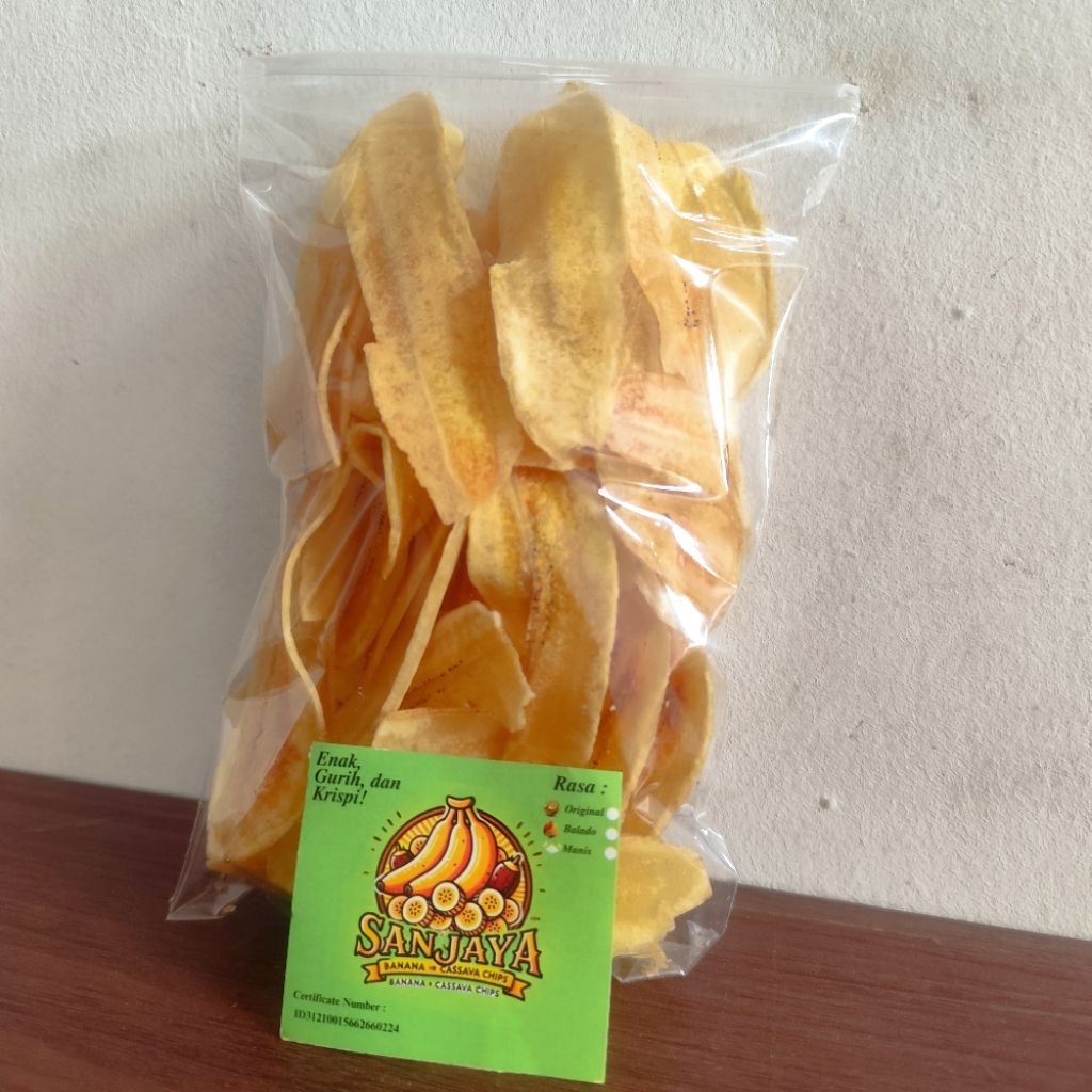 

Keripik Pisang Kepok Kuning