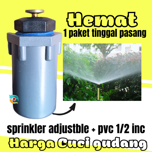 sprinkler pertanian Sprinkler Adjustable Sprinkler Taman Sistem irigasi Pertanian + Sok Drat Dalam 1