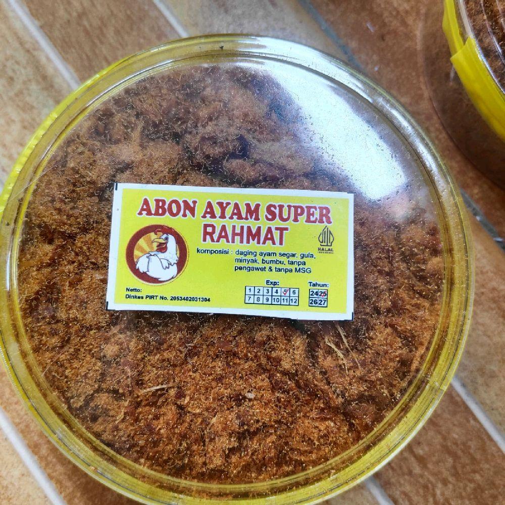 

Abon Ayam Super Rahmat Original dan Pedas Kemasan 155Gram