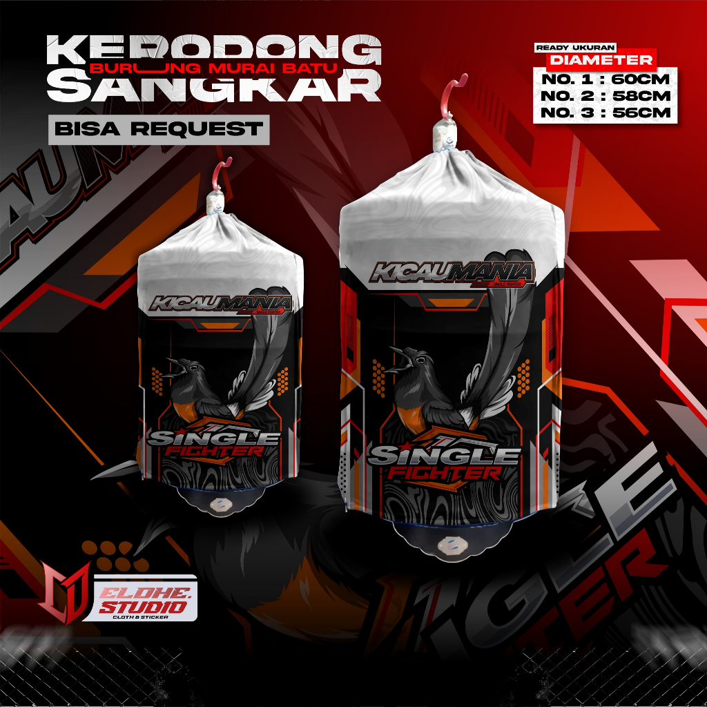 Kerodong Sangkar Bulat Murai Batu Custom MURAI BATU bisa request