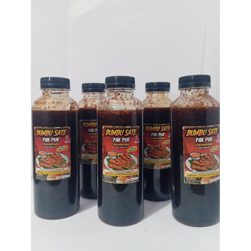 

bumbu bakaran sate kambing sapi pak pur tawangmangu