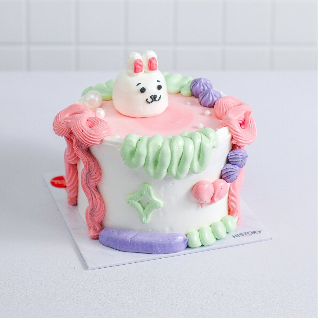 

HistoryCake Kue Tart Ulang Tahun Birthday Cake Mini Rasa Strawberry Cheese - Ribbon & Bunny