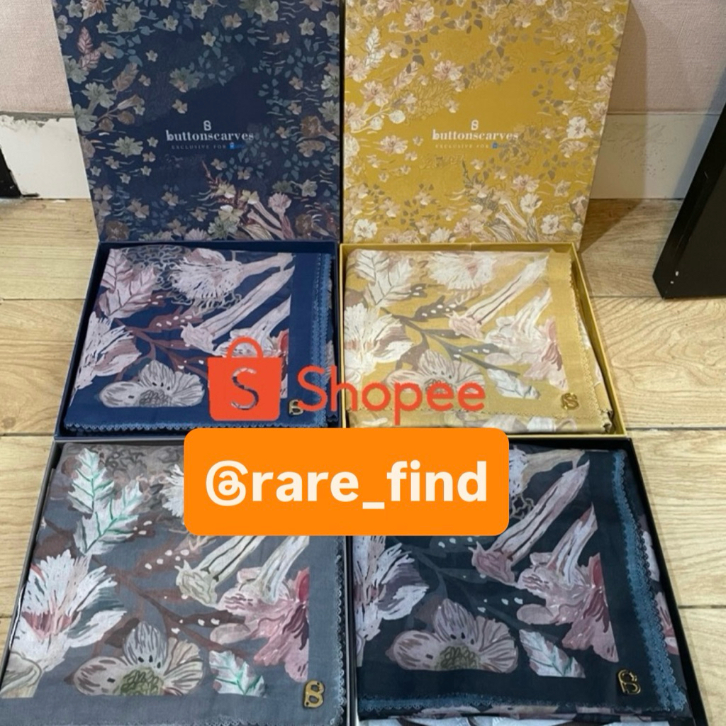 [NEW] Original Buttonscarves Daisy Deasy Daisi Desy Desi Deisi Preloved Lawasan Rare BS Bukan Navy R