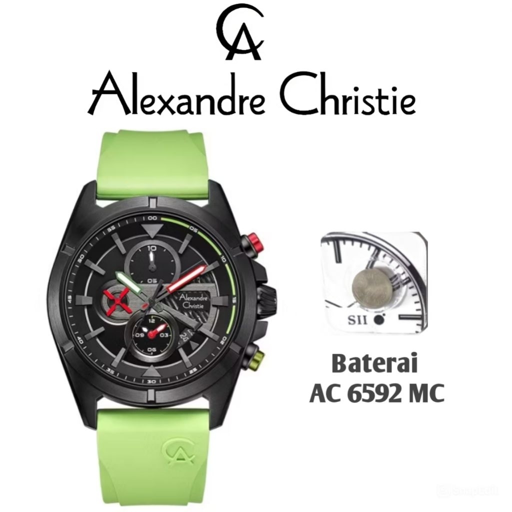 Baterai Original  untuk Jam Tangan Alexandre Christie Type AC 6592 MC All Series