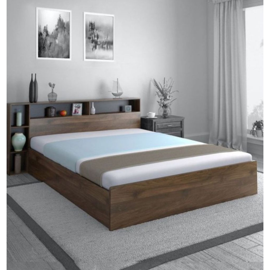 BM1 Bed Dipan Ranjang Tempat Tidur Minimalis Kayu Jati Jepara - No 4