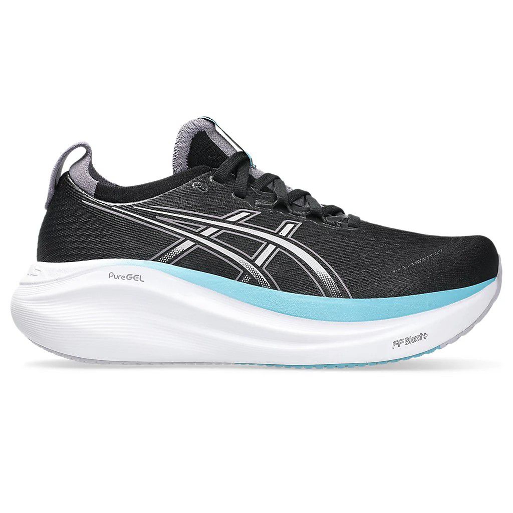 SEPATU RUNNING WANITA ASICS GEL NIMBUS 27 BLACK ORIGINAL