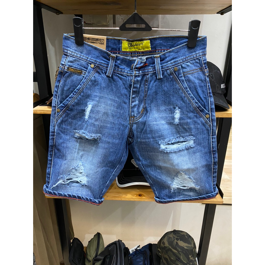 mc wiscer original celana pendek jeans 7503