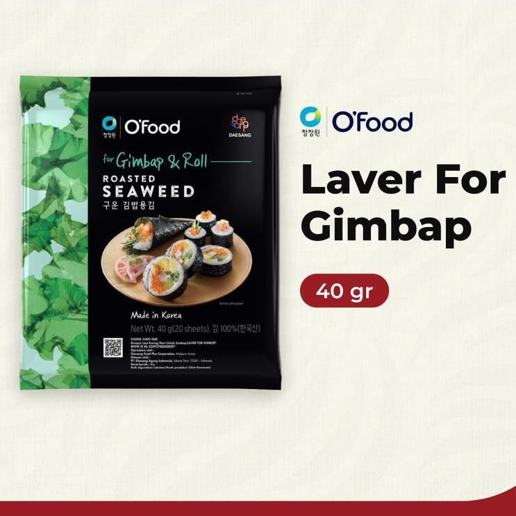 

Chung Jung One - Laver Kimbob - Seaweed for Gimbap 40 gr