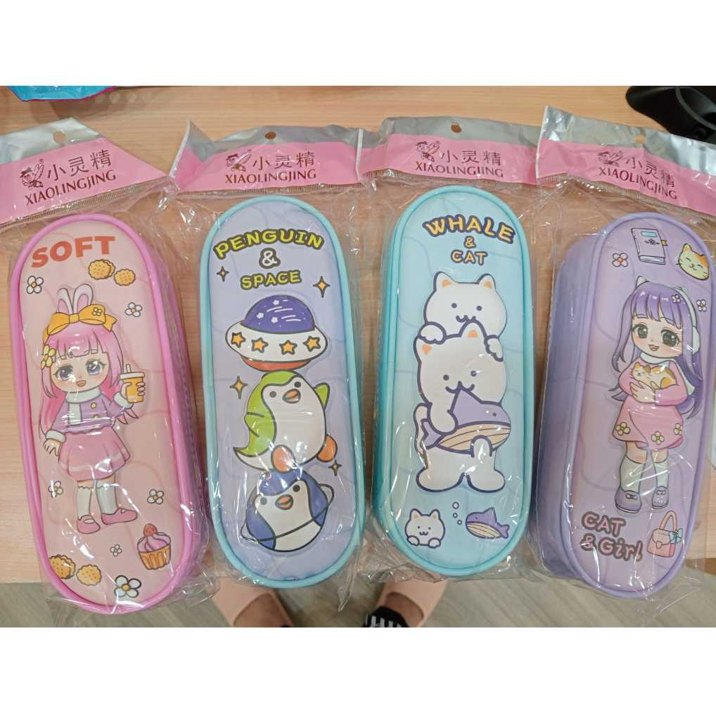 KOTAK PENSIL SLETING XIAOLINGJING BD-995