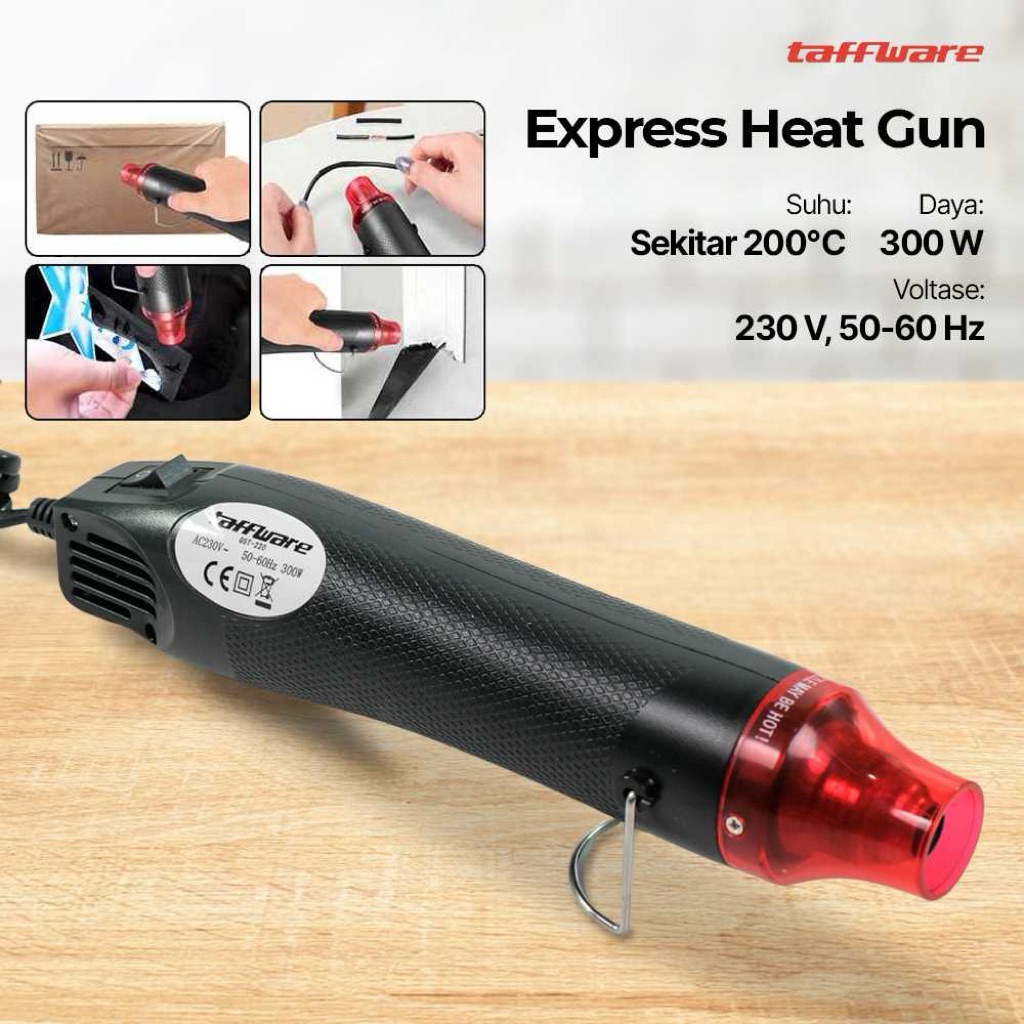 Heat Gun Hot Gun Blower Taffware Vinyl 230V 300W