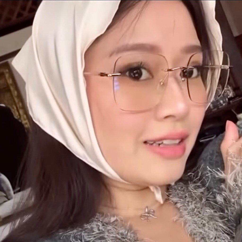 Ive Rimless blueray bluechromic | kacamata bru frameless antiradiasi optik marchoptic nikita kusumaa