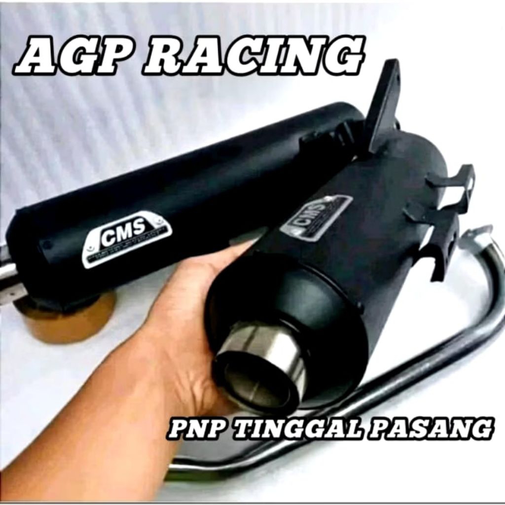 BEST SELLER KNALPOT CMS AGP RACING BEAT KARBU BEAT FI DELUX VARIO 110 125 150 SCOOBY-DOO MIO SPOTY
